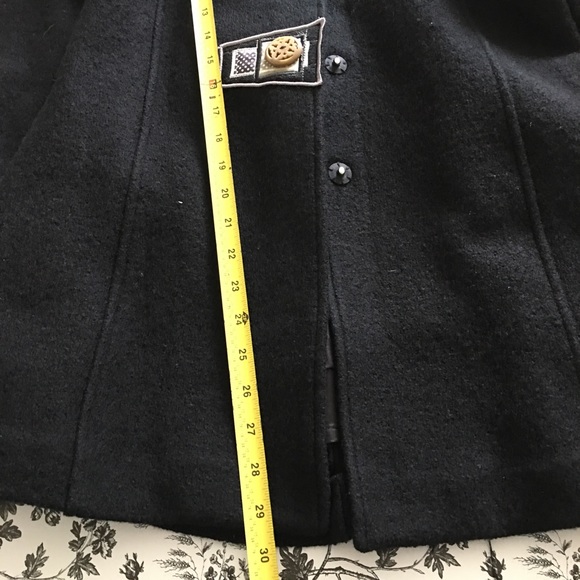 Icelandic Design Womans 100% Wool Bacall Coat XS - Picture 6 of 8